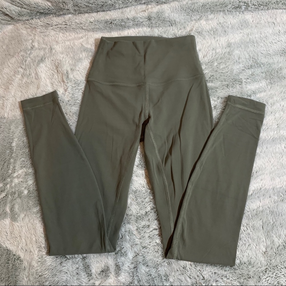 Lululemon Align leggings 28” size 2 Dark olive